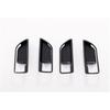 For Toyota Highlander 2020-2022 Carbon Fiber Inner Door Bowl Sticker Trim 4PCS