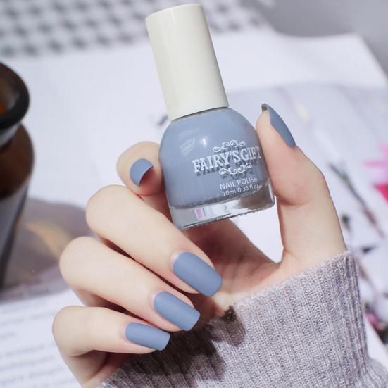 10ml Matte Nail Polish Water-proof Dry Quickly Resin Smooth Touch Nail Polish for Beauty