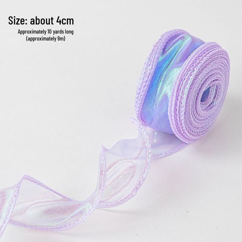 Elegant Fishtail Silk Ribbon for Cake and Bouquet Decoration