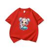Kids Cotton T Shirt Crowned Princess Girl With Pastel Unicorn Print Crew Neck Short Sleeve Tee Casual Boys Girls Summer Tops