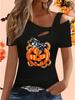 Women's Loose  Halloween and Christmas Gift Tops Blouse Shirt