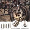 6pcs Motorcycle Exhaust System Muffler Springs Stainless Steel 65mm Length Universal Muffler Exhaust Springs Stretch Spring Hook