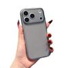 Transparent Frosted Silicone Case for iPhone 17 Pro Max/16, Anti-Drop Protective Phone Cover