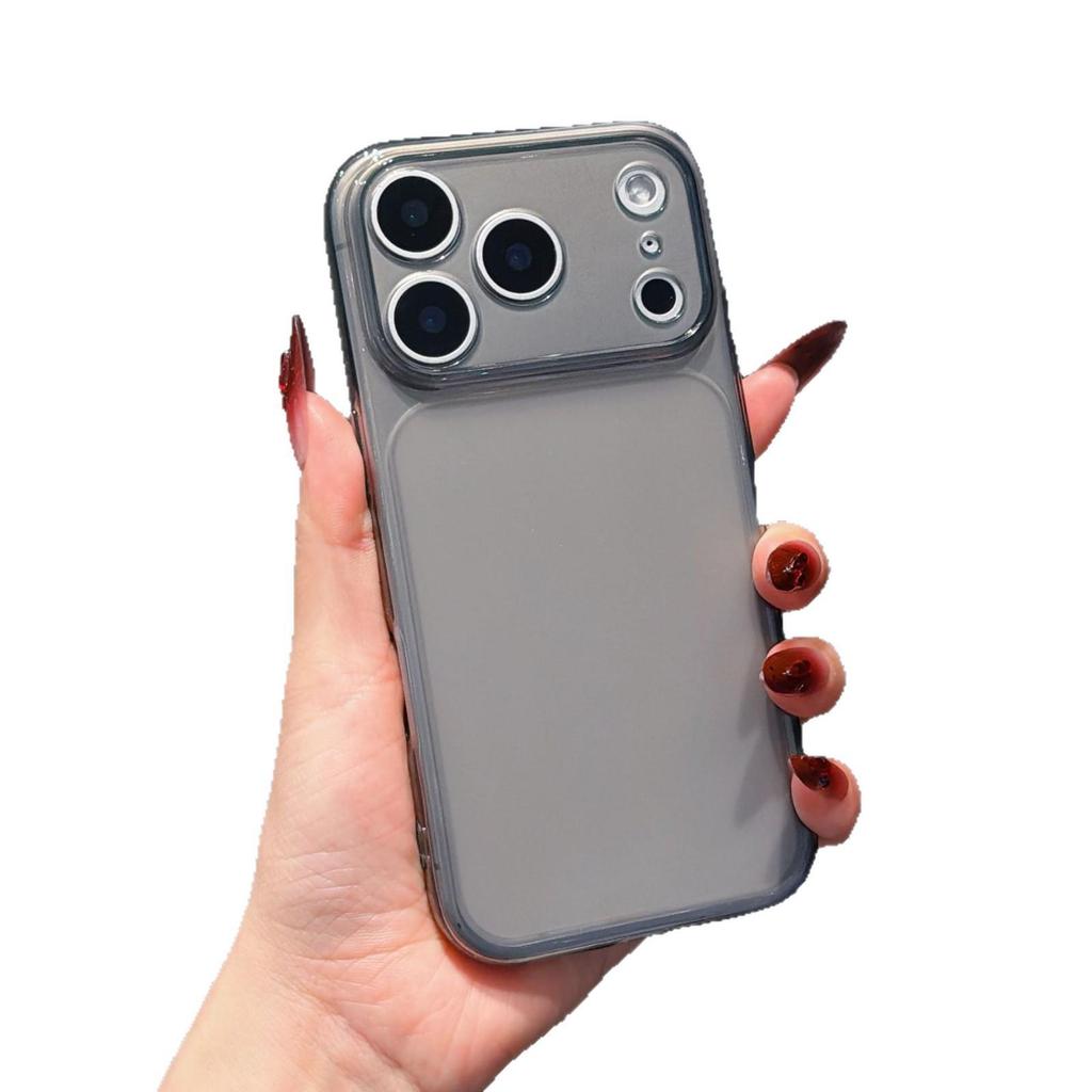 Transparent Frosted Silicone Case for iPhone 17 Pro Max/16, Anti-Drop Protective Phone Cover
