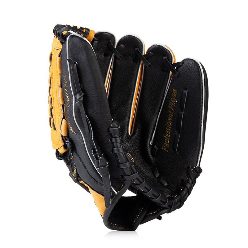 Baseball Gloves Kids Youth Adult - Thickened Synthetic Leather Infield Pitcher Catcher Non-Slip Split Fingers Use