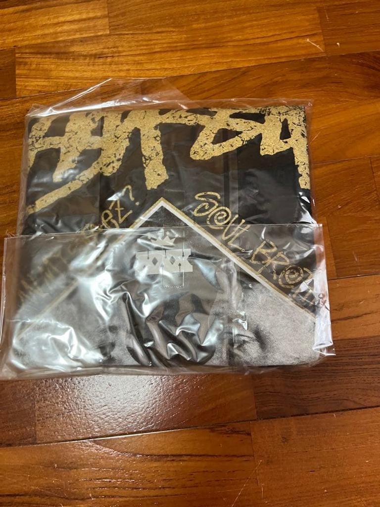 [USED] Stussy Dj Premier Black X Gold M Size