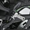 LEDISHUN Aluminium-Paar Tandem-Fußrasten für Kawasaki Z650, Z750, Z750S, Z800, Z900 und Z900RS/Cafe (Schwarz)
