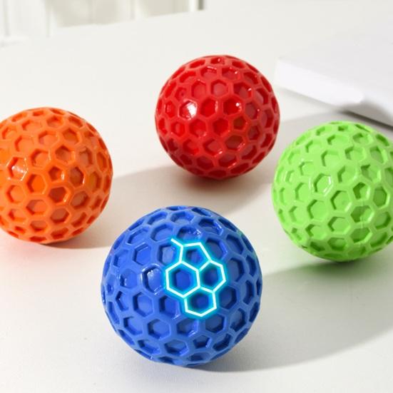 Tough Dog Chew Toy Indestructible Dog Chew Ball for Aggressive Chewers Interactive Squeaky Ball Toy for Large Medium Dogs