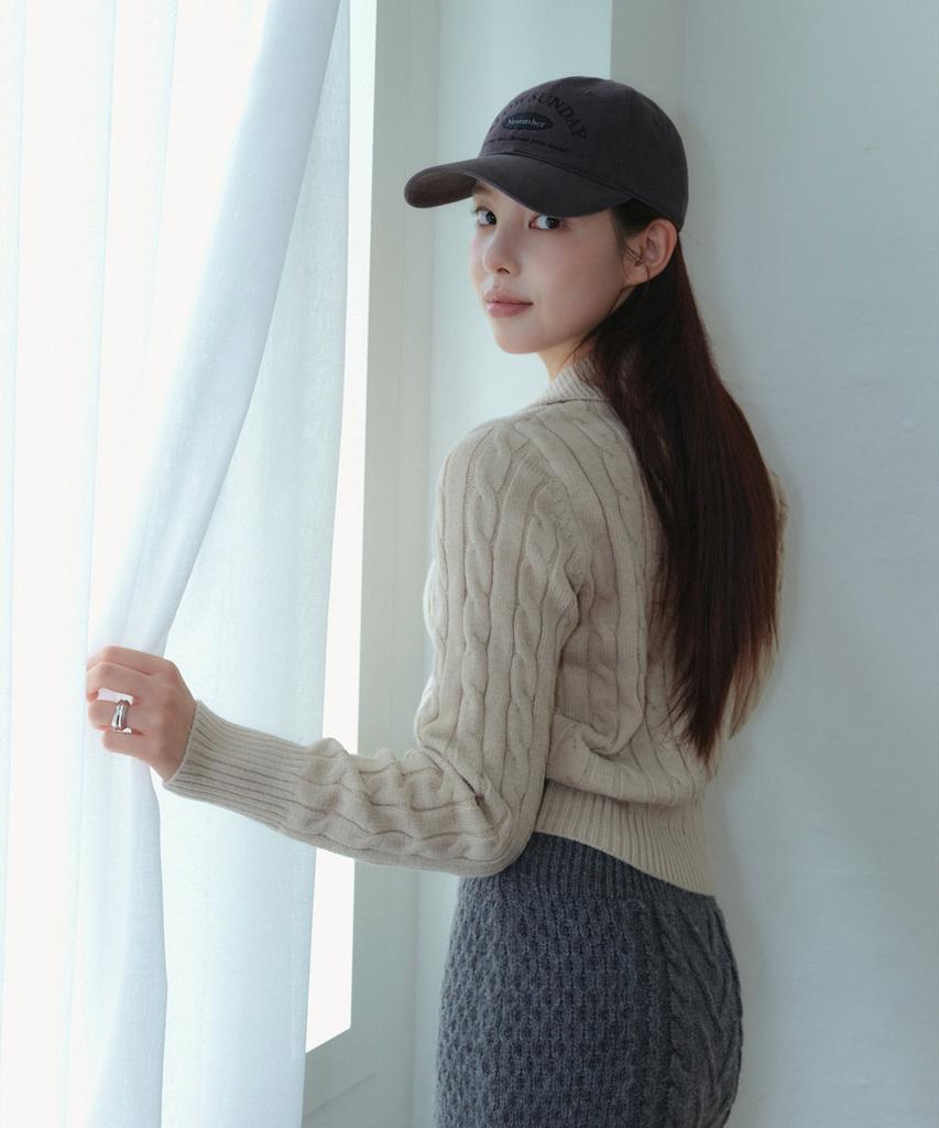 Luseoul Slow Sunday Ball Cap Charcoal