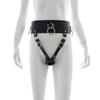 Warmtrees SM Chastity Belt for Vibrator Penis Vibrator Dildo Vibrator Restraint PU Leather Waist Belt Harness Penis SM Guaranteed Vibrator Beginner