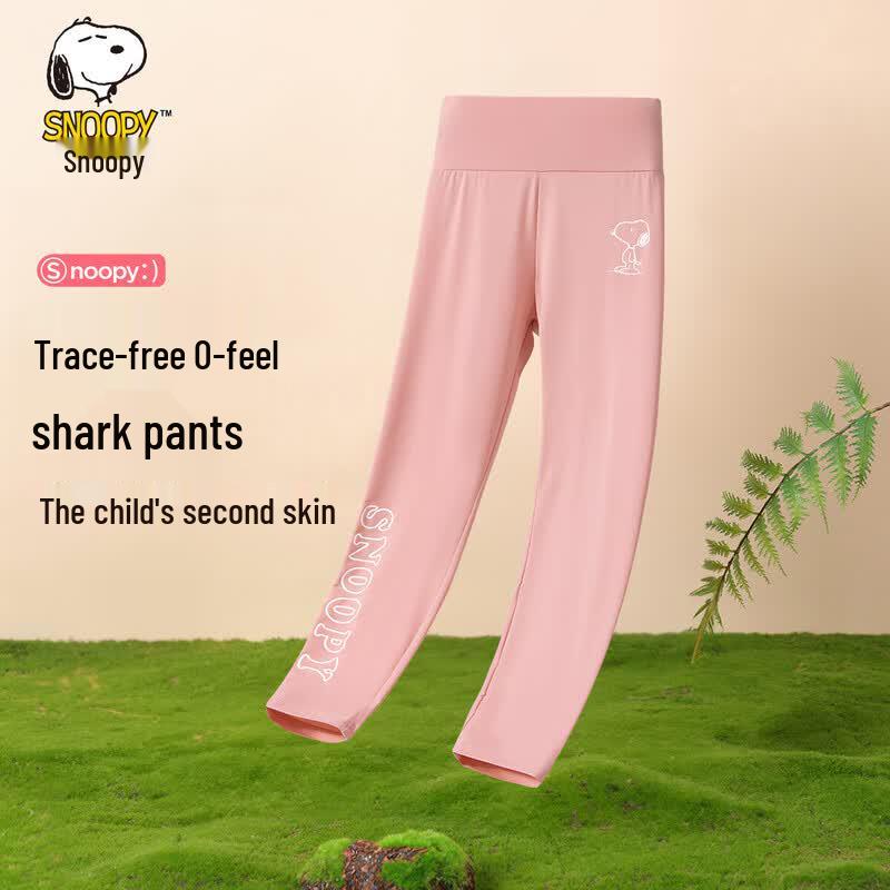 SNOOPY Girls  High-Elastic Shark Yoga Leggings 140