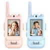 Video-Walkie-Talkies für Kinder 2er-Pack Wiederaufladbares Intercom-Walkie-Talkie Niedlicher 2-Zoll-Bildschirm Ein-Klick-Anruf Für Kindergeschenke
