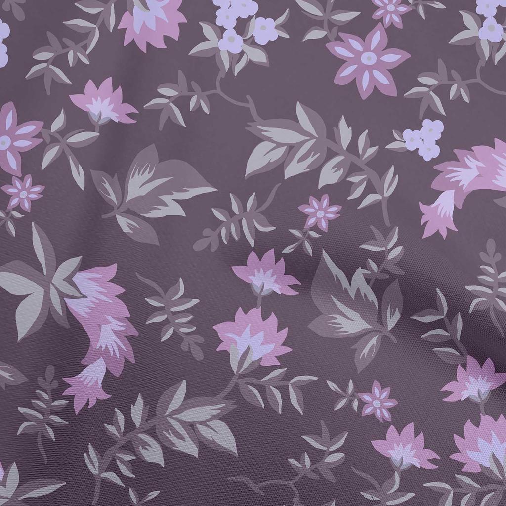 oneOone Cotton Poplin Lavender Fabric Tropical Fabric For Sewing Printed Craft Fabric By The Yard 42 Inch