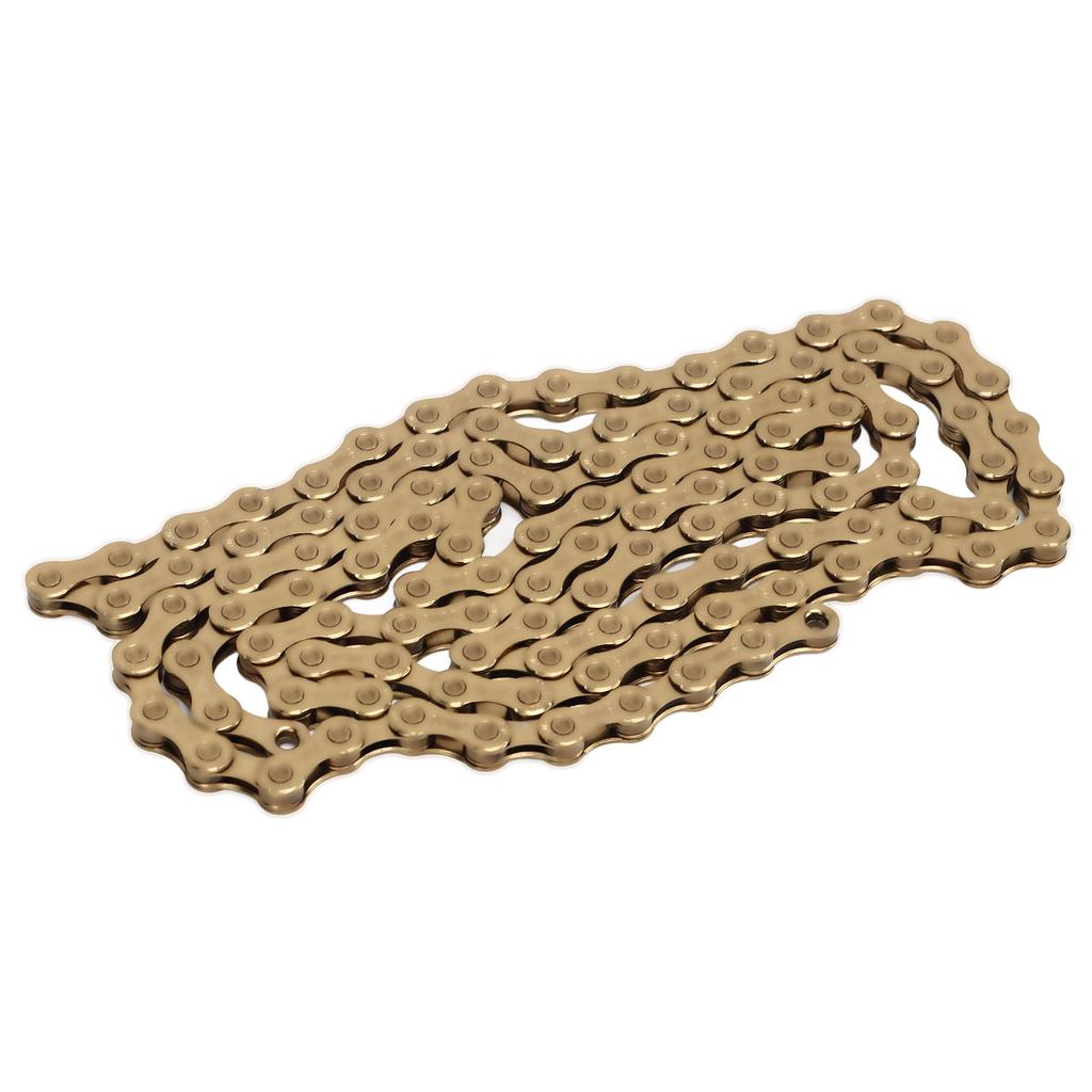 Bike Chain 10 Speed High Carbon Steel Hollow Chain for Mountain Bike Road Bike Gold