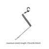 Tool Lanyard Leash Retractable Practical High Strength Fall with Carabiner for Altitude