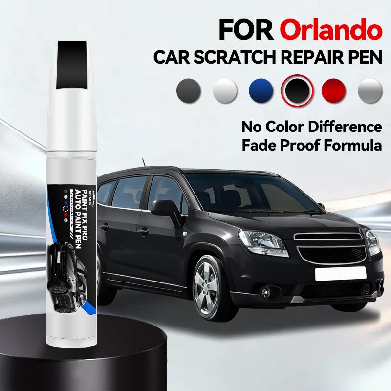 For Chevrolet Orlando 1994-2025 Paint Repair Pen Touch Up Scratch Remover DIY Auto Accessories Black White Silver Blue Red