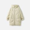Broadcast Women's Warm Hooded Mid-Length Down Jacket