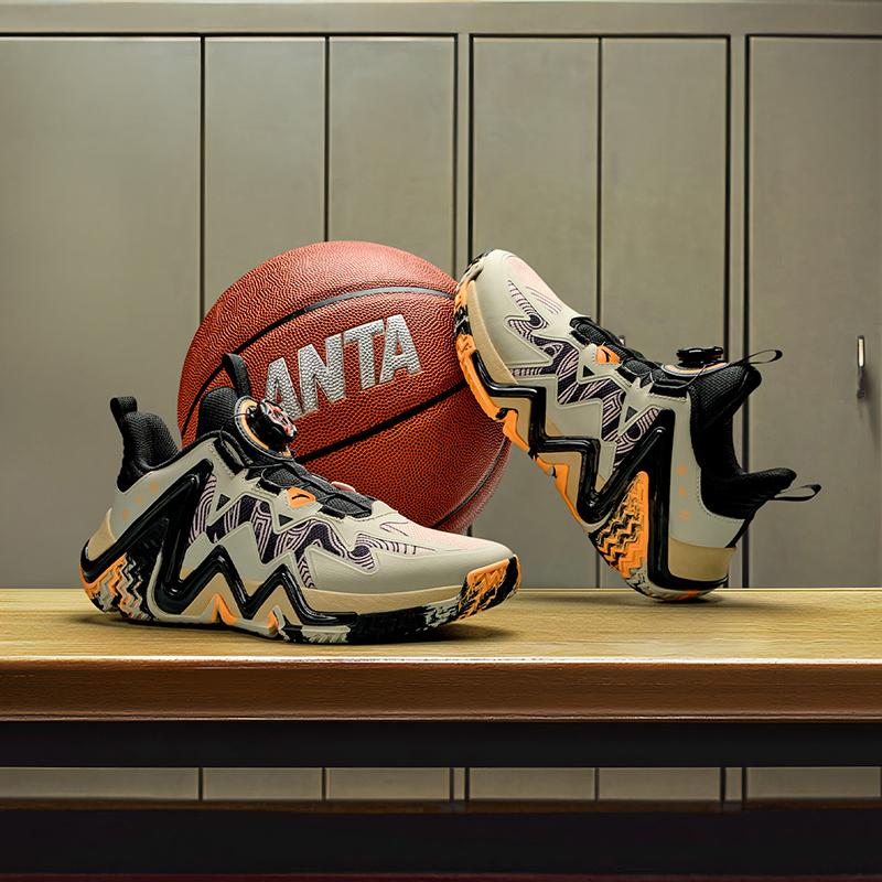 Anta Kids Reverse Scale 3.0 Trendy Comfortable Professional Sports Shoes Non-Slip Wear-Resistant Breathable Low-Top Kids Basketball Shoes A12511108