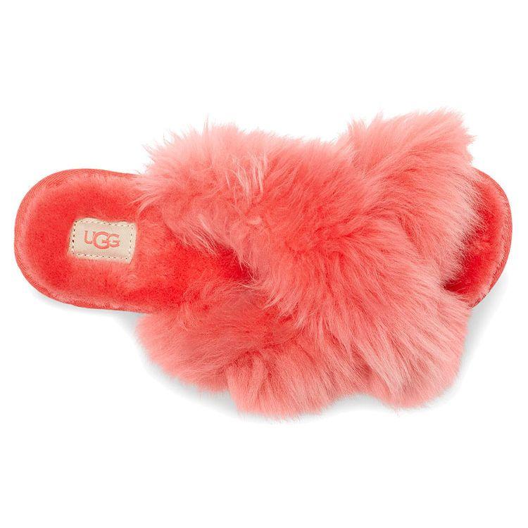 UGG Comfortable Lightweight Rubber Sole Slide Sandals Women Sandals Bright-Coral-Red 1108917-PCRL