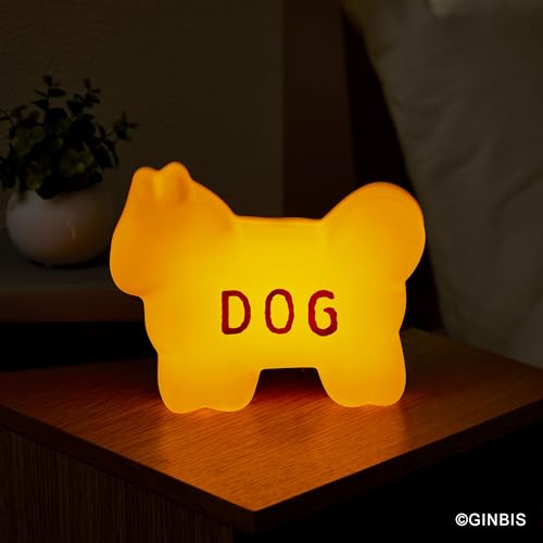 CCP Ginbis Tabekko Animal Room Light "DOG" KH-RL80-DG, 2 Brightness Levels, Type-C, Touch Control, Auto-Off Timer