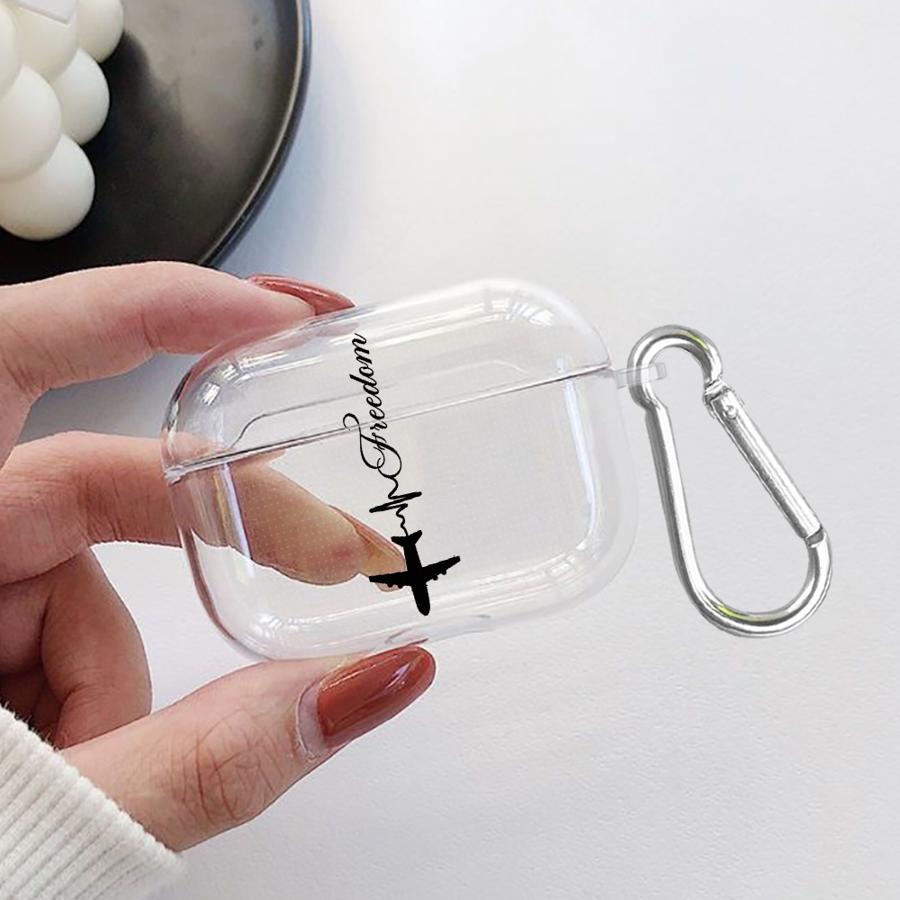 World Travel Routes Clear Earphone Cases Cover Case For Airpods 4 Pro2 2 3 1 Pro Pro3