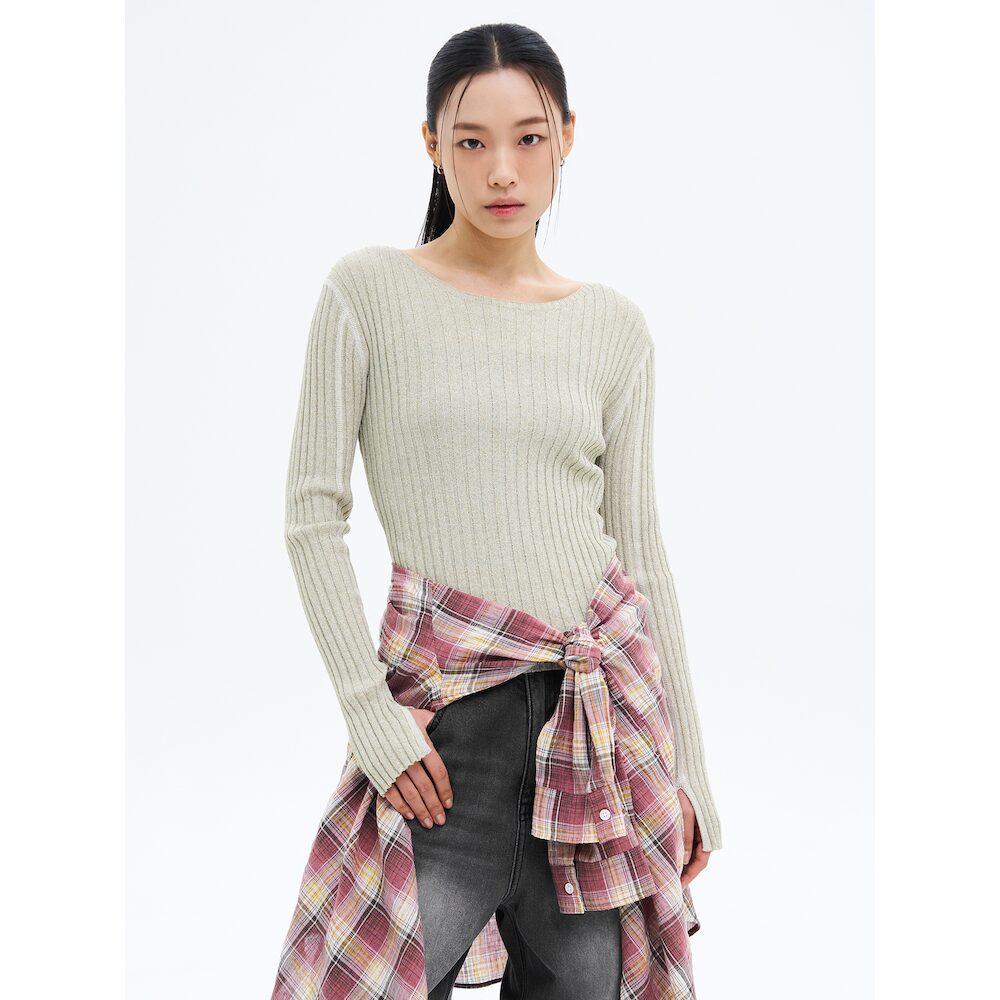 8Seconds Sleeve Slit Pullover Light Green Light Green/S