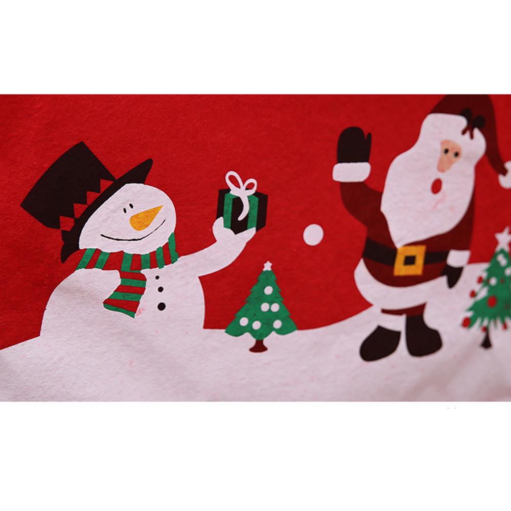 Santa Claus Kitchen Table Chair Covers Christmas Holiday Home Decoration 