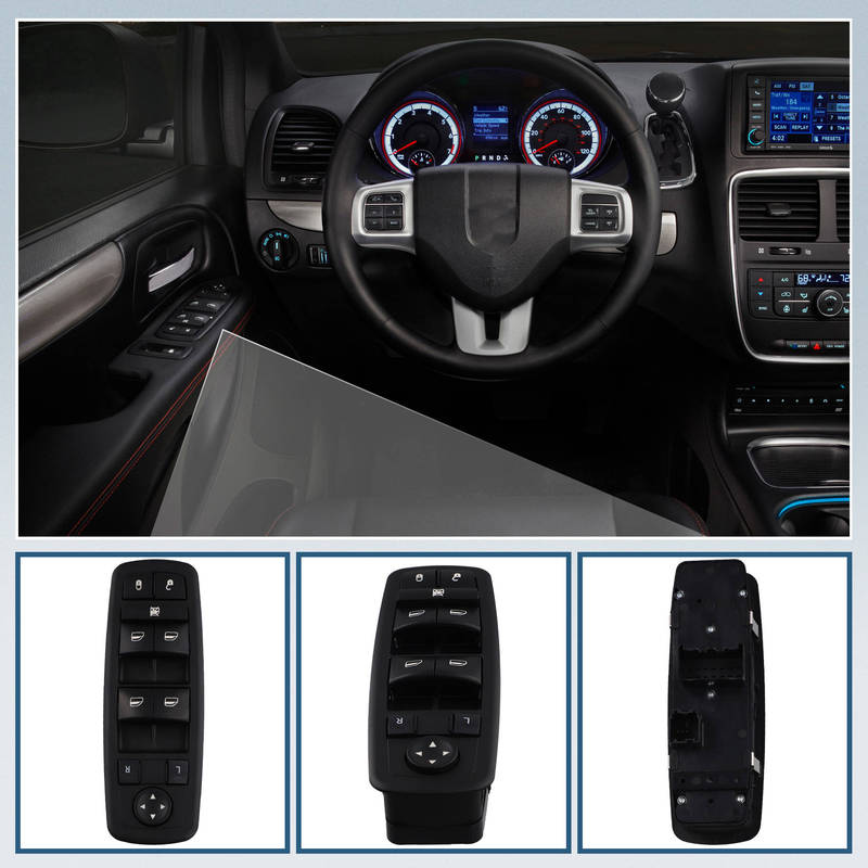 Reliable-Power Master Window Switch Lifter Button For Dodge Caravan Grand Caravan Journey 2006-2014 4602535AF 4602535AG 4602535A