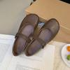 Fashion Footwear Round Toe Women Ballet Flats Slip On Shoes Soft Female Shallow Fashion Hook Loop Ladies Mary Janes Flats Shoes new