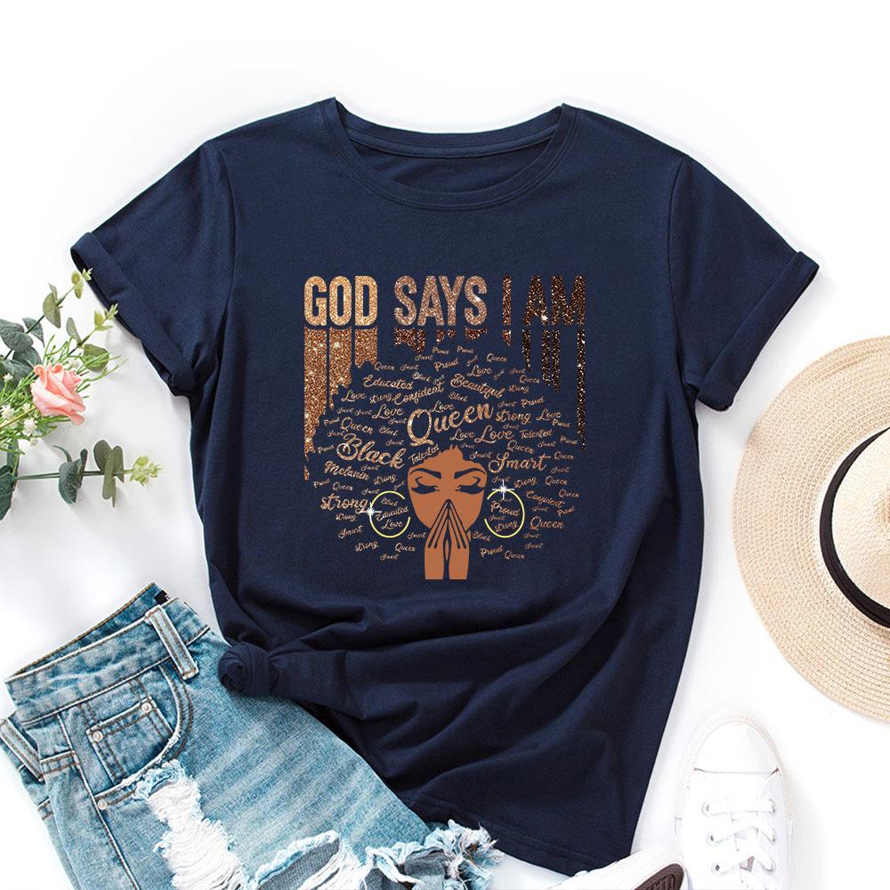 

Women s Printed Loose Round Neck Short Sleeved Fashion T-shirt for Women Shirt 6xl