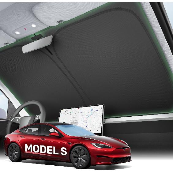 2025 Upgraded Zanch Car Front Windshield Sun Shade- Ultimate UV Protection & Heat Reduction|OEM Design|Innovative No Light Leakage Technology|4-Layer