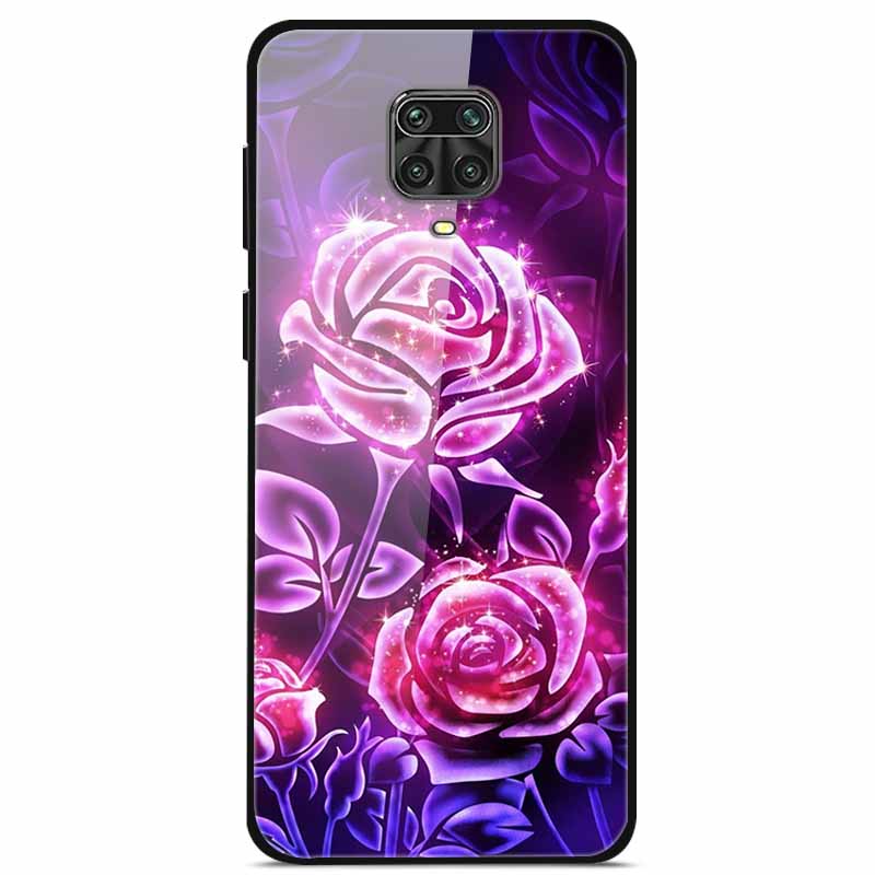 For Xiaomi Redmi Note 9 Pro Case Tempered Glass Hard Phone Back Cover for Redmi Note 9S 9 S Cases Hongmi Note9S Note9 9Pro Coque