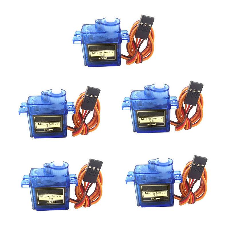 Bulk Pack 5/10/20pcs SG90 Micro Servo Motors 9g Load 180/360 Degree Rotation Mount Kit for RC Cars Airplanes Arduino UNO DIY
