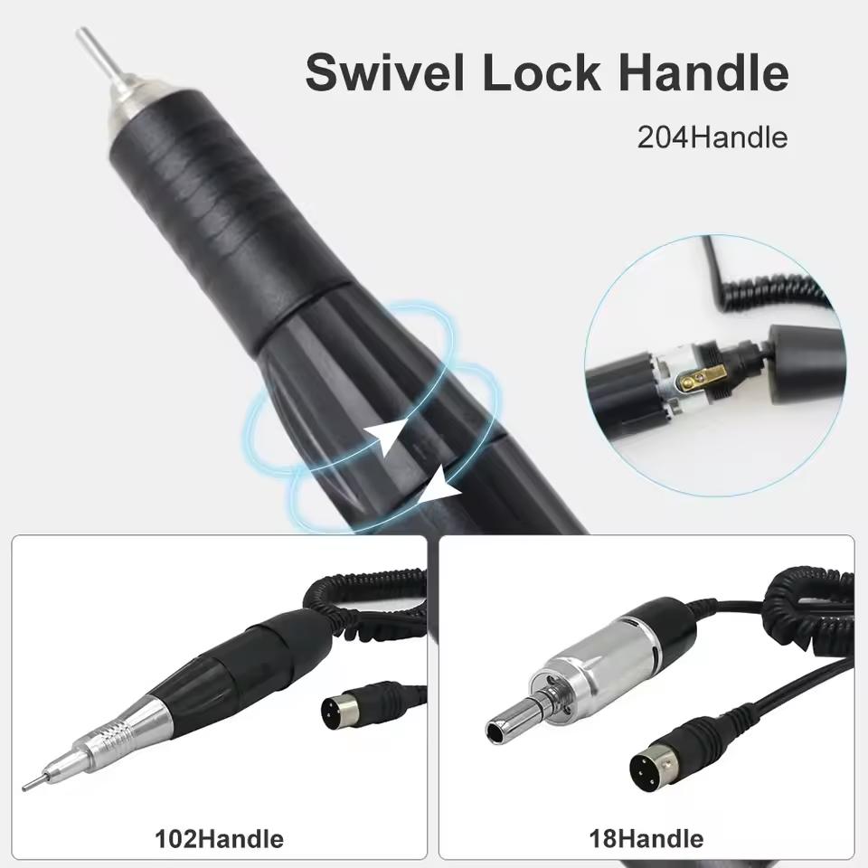 Dental Micromotor Polisher Marathon-III Micromotor Lab Jewelry Carving Sander Micromotor Hand Kit Suitable for Marathon