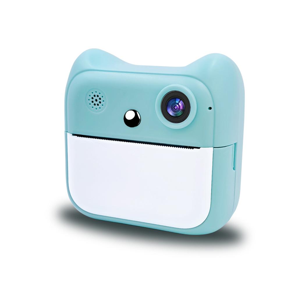 Aparat cyfrowy dla dzieci z natychmiastowym wydrukiem 2400W o wysokiej rozdzielczości z ekranem 2,4IPS, kreskówkowy, termiczny bez użycia tuszu