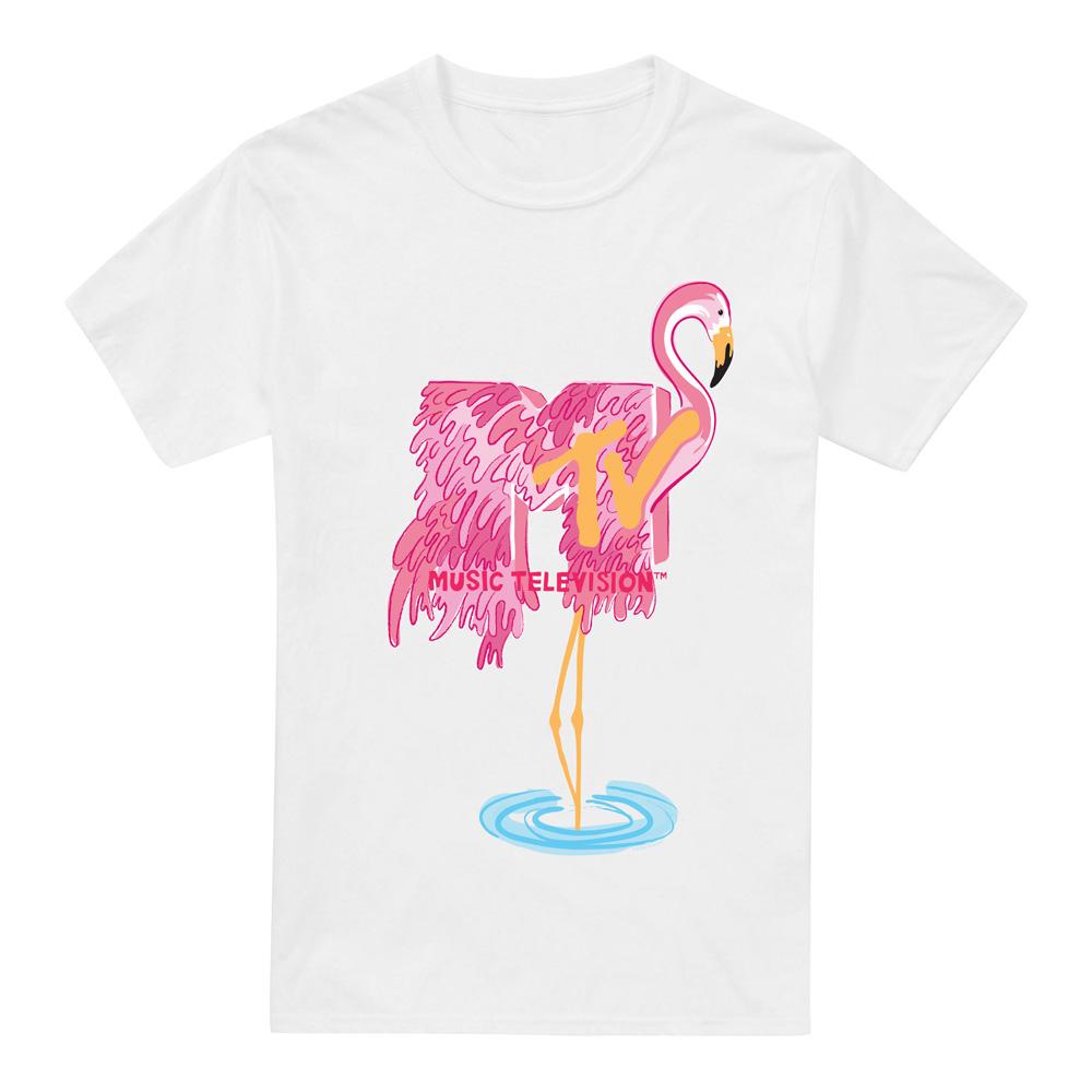 Pánské tričko MTV s plameňákem