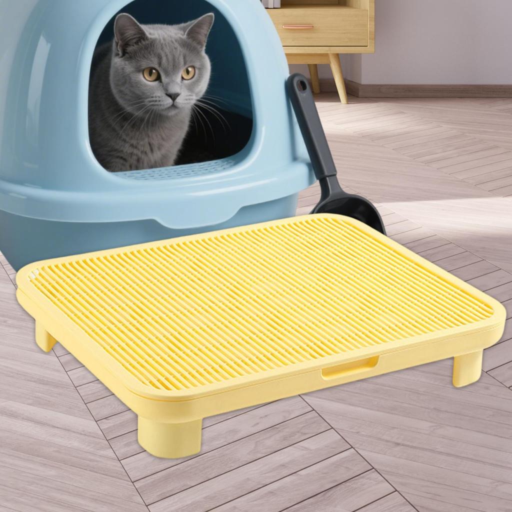 Cat Litter Box Step Double Layer Mat Nonslip Litter Trapper Pad for Cat Litter Cabinet Ramp Use
