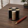 Cylindrical Coin Dispenser 3D Printed Universal Holder, Large Capacity Holder for Car, Portable Car Individual Slot Keeper Change Rotating Organizer,