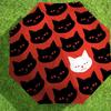 Unique White Cat Amongst Black Cats Umbrella: Outdoor Adventure Essential with Automatic Opening & Closing, Lightweight and Durable for Travelers 137