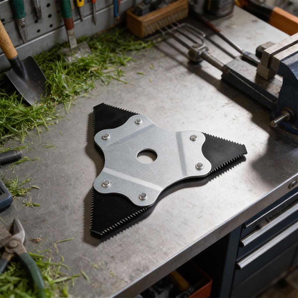 Lawn Mower Blade Manganese Steel Blade 255mm Diameter