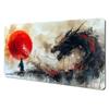 Samurai Dragon Mouse Pad Large Computer Office Game Table Mats XXL Rubber Anti-slip Gaming Keyboard Mousepads Long Desk Pads