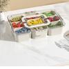 Storage Box with Lid Kitchen Herb Dry Condiment Chili Container