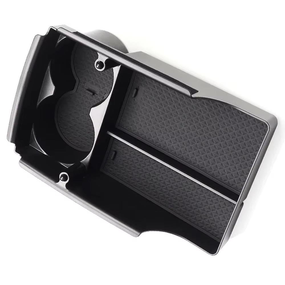 

Multi Function Car Center Console Armrest Organizer Insert Storage Tray with Cup Holder for Car Truck SUV Interior Accessories чёрный