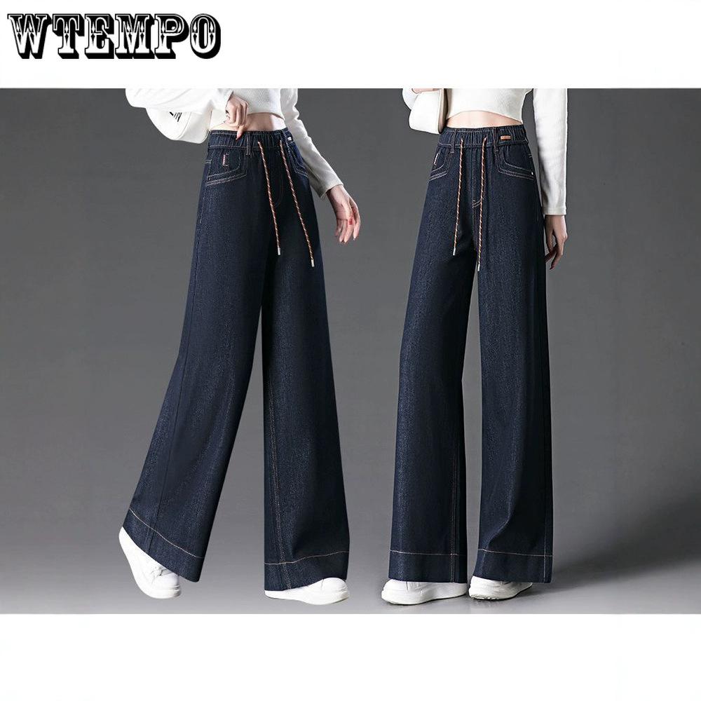 

Summer Women s Jeans Ethnic Style Embroidered Lantern Pants Wide Leg Cropped Pants 3XL