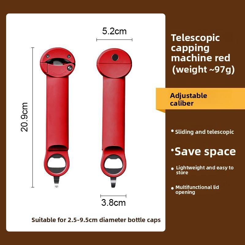 Adjustable Multi-functional Can Opener Household Can Opener Portable Multi-functional Telescopic Bottle Opener Can Opening Tool 6