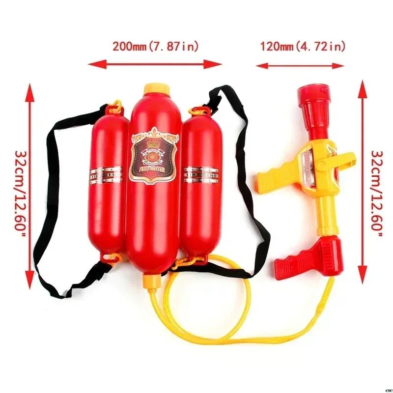 Firefighter Backpack Water Blaster ideal for Children Playthings Tank featuring Hose Super Water Squirt Suitable ideal for Outdoor Playing Boys Girls