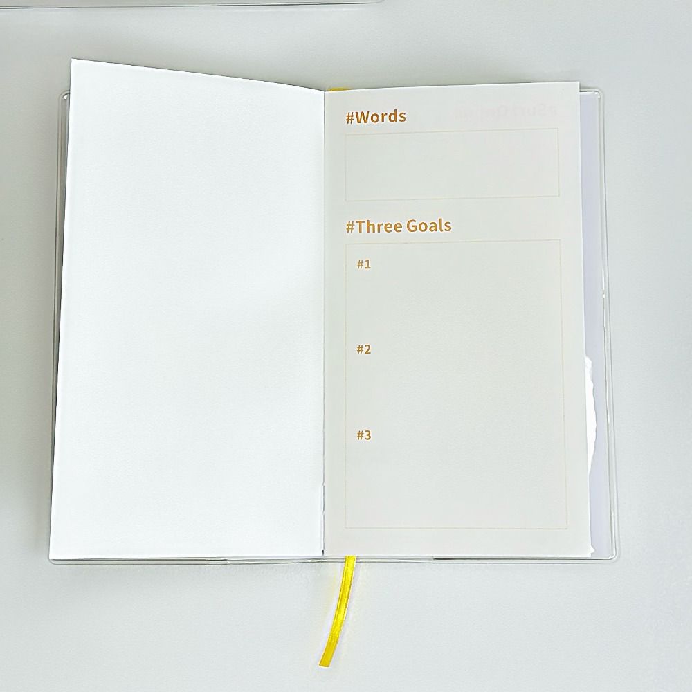 PU Leather Schedule Notebook 50 Days To Do List Notepad Portable Agenda Book  Students