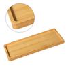 Wooden Coaster for Drinks Natural Rectangular Retro Insulated Coaster Cup Mat for Tabletop
