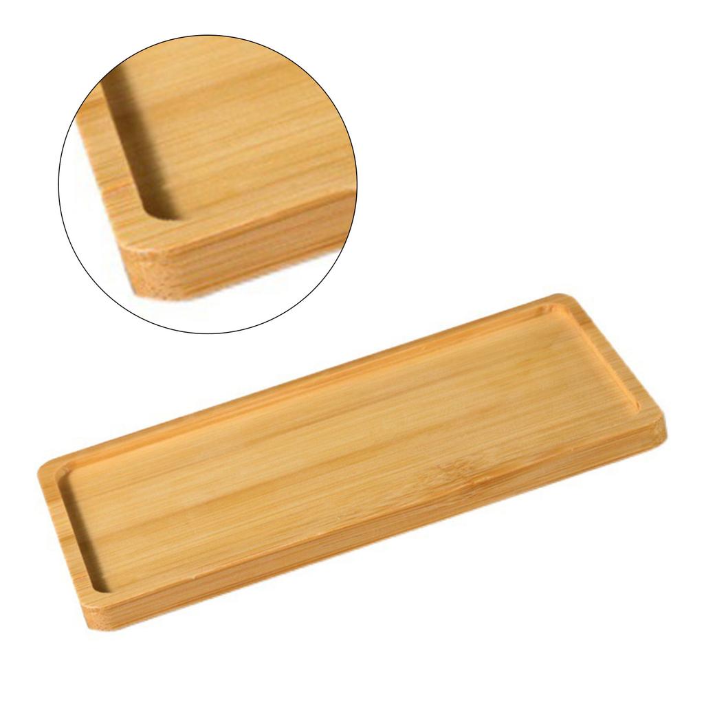 Wooden Coaster for Drinks Natural Rectangular Retro Insulated Coaster Cup Mat for Tabletop