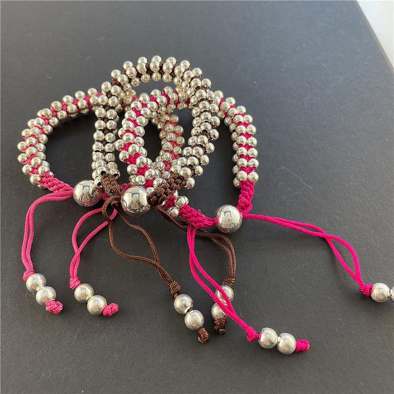 LINKS Bracelet 925 Silver Friendship Weave Bracelet, Low price Wholesale, Christmas Gift